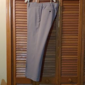 Slim fit silver dress slacks. Worn twice like new